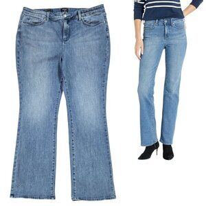 NYDJ Barbara Bootcut Jeans Brickell Medium Wash Lift Tuck Tummy Control Capsule